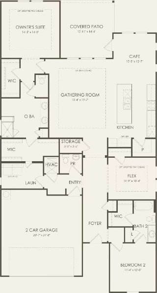105 Riversong Cv, Georgetown, TX 78633 - property floor plan