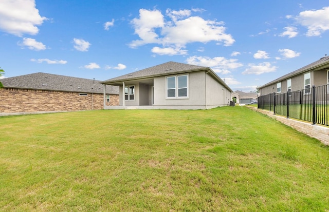 105 Riversong Cv, Georgetown, TX 78633 - rear view of property featuring stucco siding