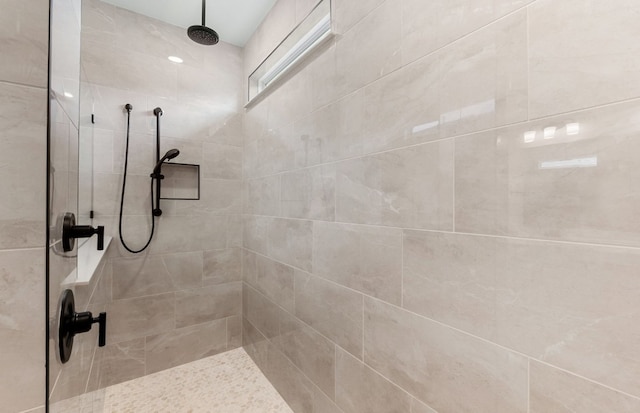 105 Riversong Cv, Georgetown, TX 78633 - bathroom with tiled shower