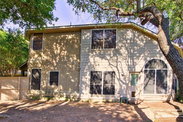 view of rear view of property