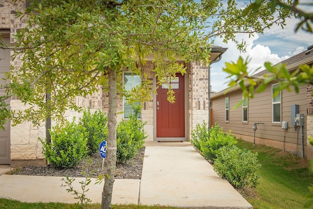 view of entrance to property