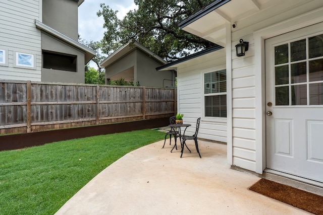 view of patio