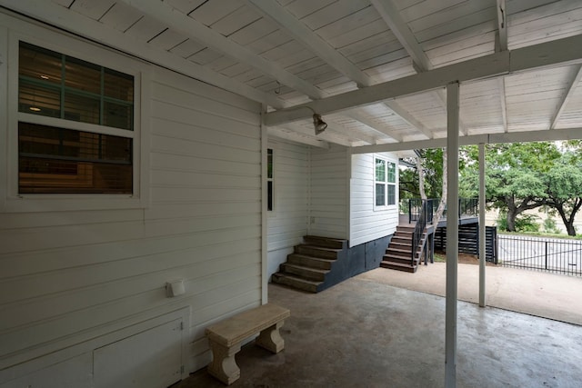 view of patio