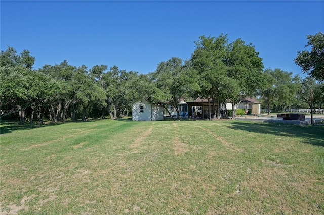 view of yard