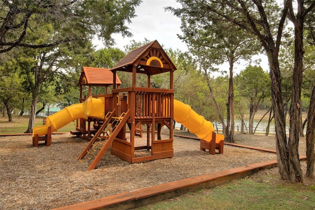 view of play area