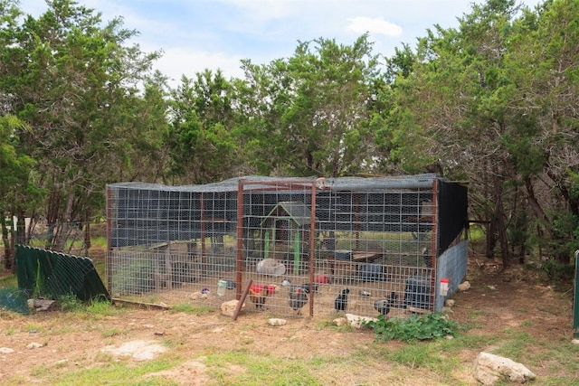 view of poultry coop