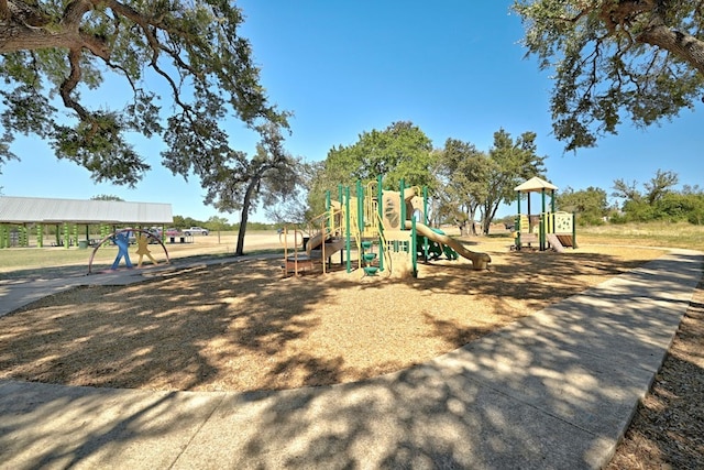 view of play area