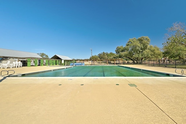 view of pool