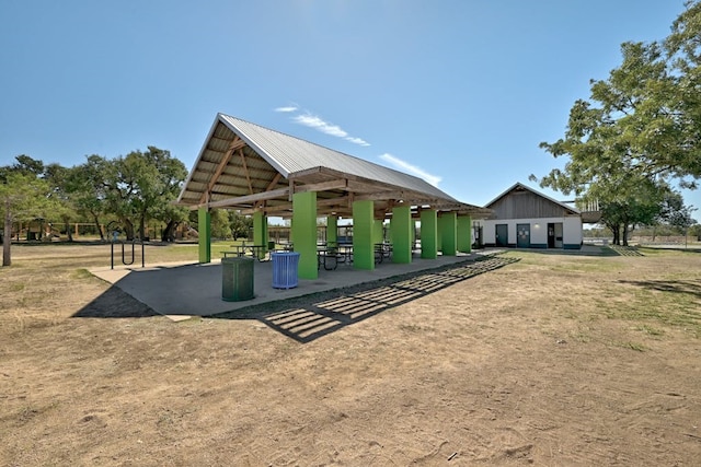 view of property's community featuring a gazebo