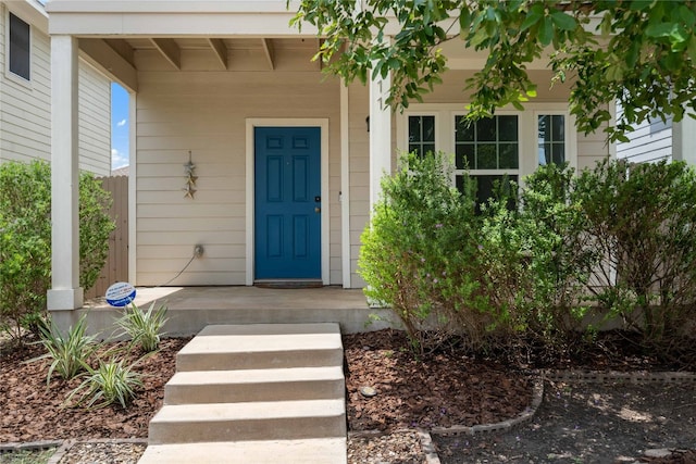 view of entrance to property