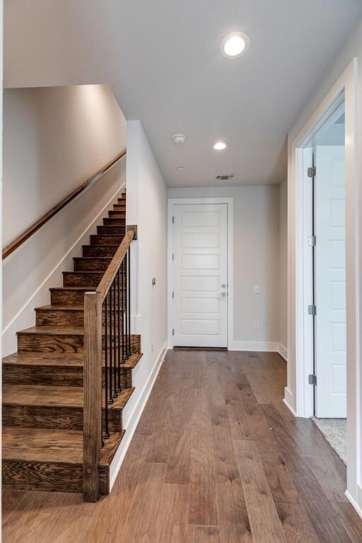 interior space featuring hardwood / wood-style flooring