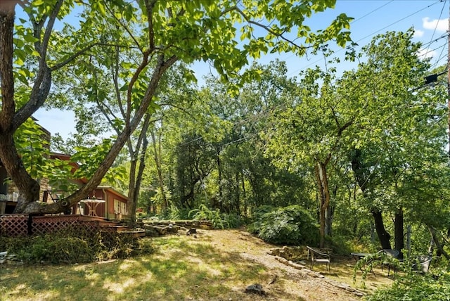 2108 River Hills Rd, Austin, TX 78733 - view of yard featuring a deck