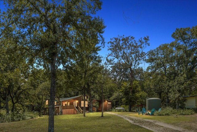 2108 River Hills Rd, Austin, TX 78733 - view of grassy yard with stairway