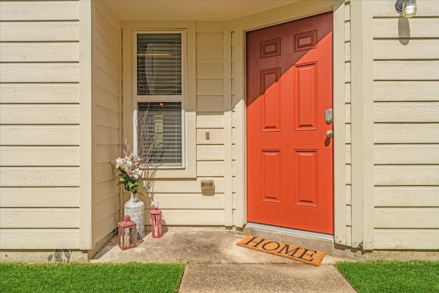 view of entrance to property