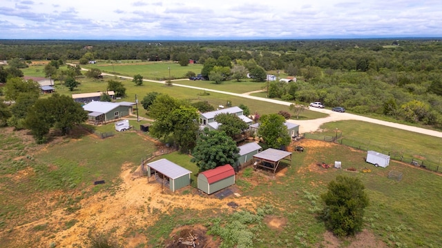 239 Dale Ranch Rd, Dale, TX 78616 - aerial view of sparsely populated area featuring a forest