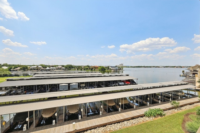 1000 The Cape Rd Unit 24, Horseshoe Bay, TX 78657 - dock with a water view and boat lift