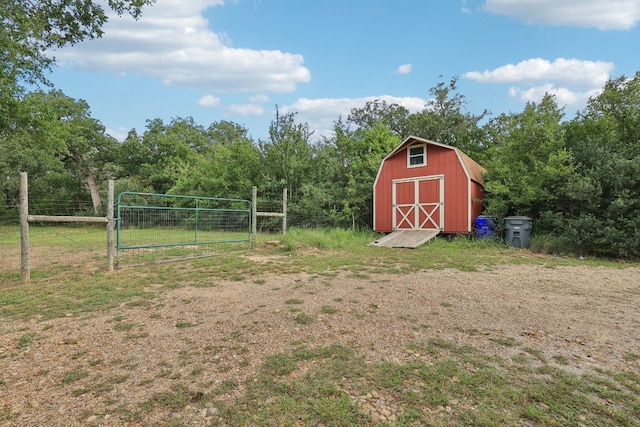 view of outbuilding