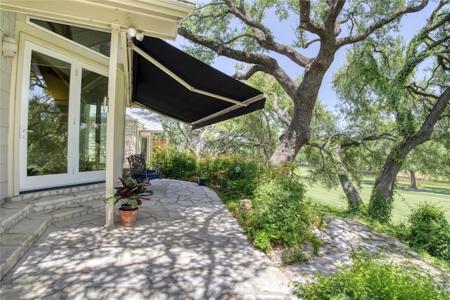 view of patio / terrace with french doors