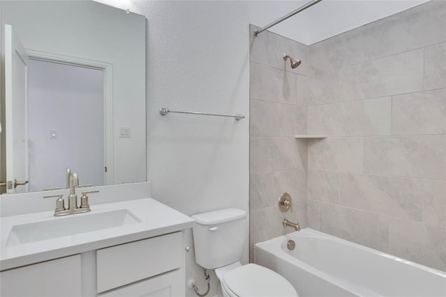 247 Du Bois Ln, Kyle, TX 78640 - full bath with toilet, vanity, and bathing tub / shower combination