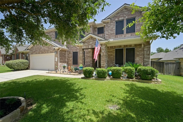 craftsman-style house featuring a front yard