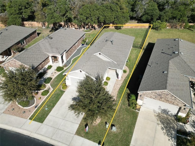 317 Holiday Creek Ln, Georgetown, TX 78633 - bird's eye view