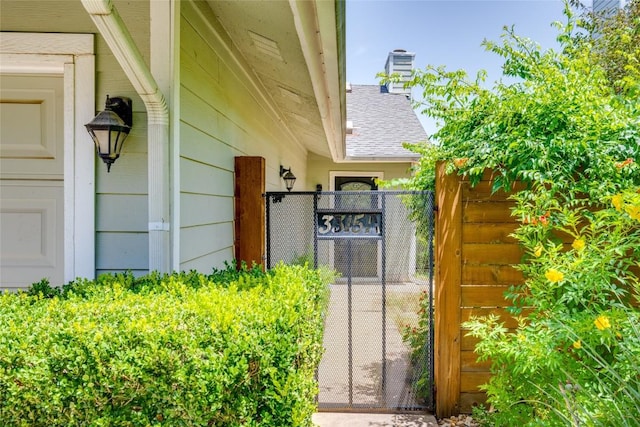 3315 W William Cannon Dr Unit A, Austin, TX 78745 - doorway to property featuring a gate