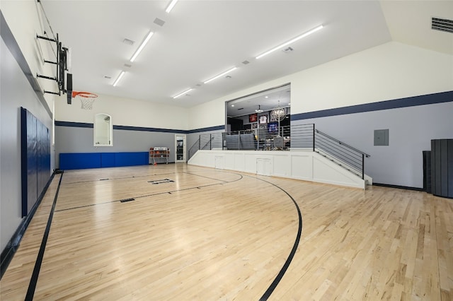 14132 Flat Top Ranch Rd, Austin, TX 78732 - view of sport court featuring basketball court