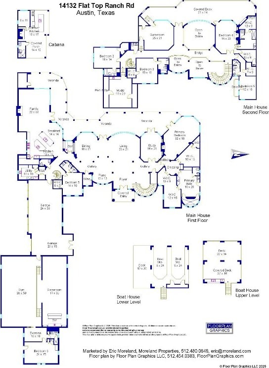 14132 Flat Top Ranch Rd, Austin, TX 78732 - view of floor plan / room layout