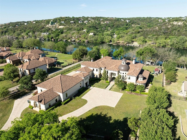 14132 Flat Top Ranch Rd, Austin, TX 78732 - bird's eye view of a nearby body of water