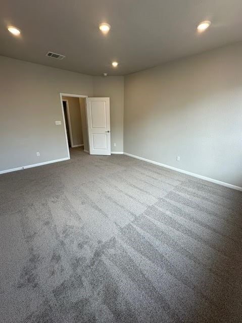 interior space featuring carpet flooring