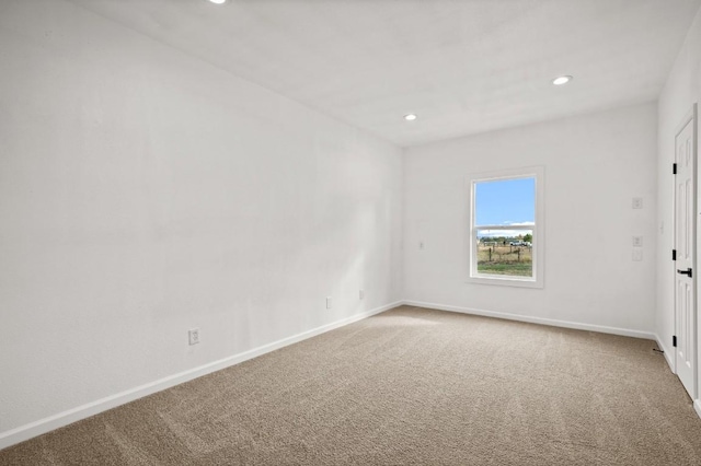 14409 Bois D Arc Ln, Manor, TX 78653 - carpeted spare room featuring recessed lighting and baseboards