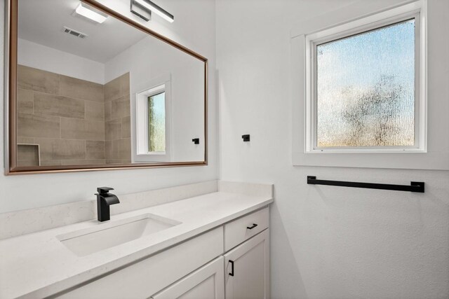 14409 Bois D Arc Ln, Manor, TX 78653 - bathroom with vanity and visible vents