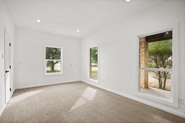 14409 Bois D Arc Ln, Manor, TX 78653 - carpeted spare room featuring recessed lighting and baseboards
