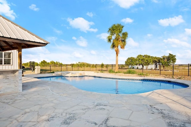 14409 Bois D Arc Ln, Manor, TX 78653 - view of swimming pool with a patio, a fenced backyard, and a fenced in pool