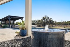 exterior space with a gazebo and a patio area