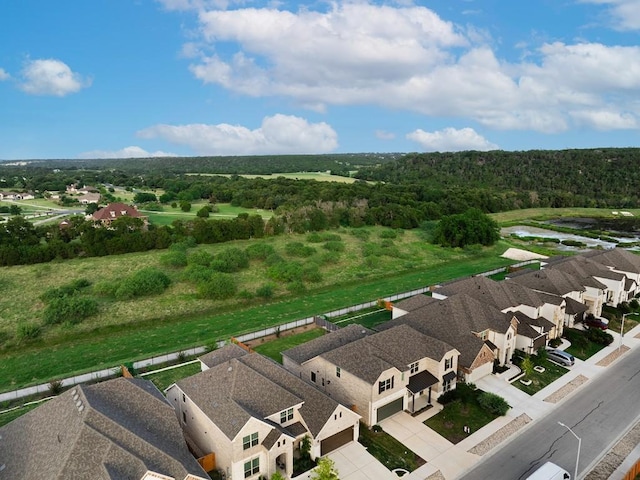 aerial view featuring a residential view