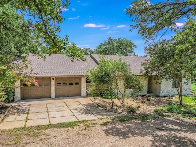 ranch-style house with a garage