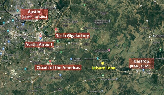 653 Leisure Ln, Cedar Creek, TX 78612 - map / location