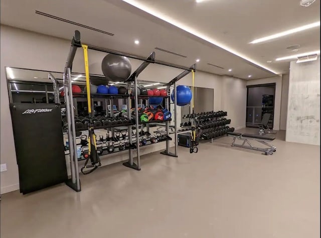 48 E Ave Unit 2405, Austin, TX 78701 - view of exercise room