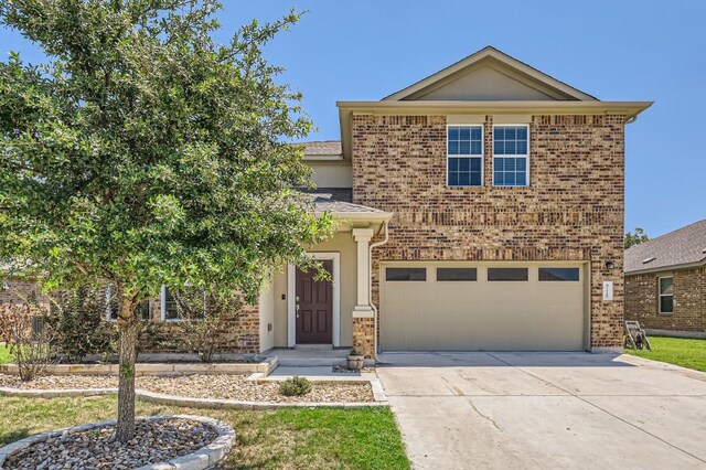 view of front property featuring a garage