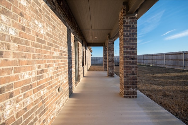 view of patio