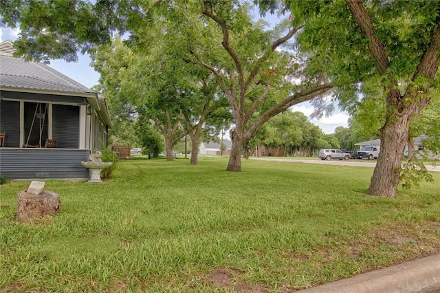 view of yard