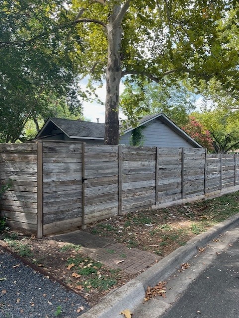 view of outdoor structure