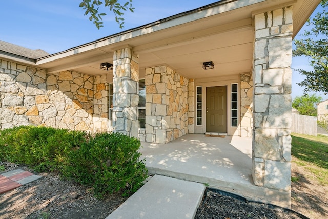 view of property entrance