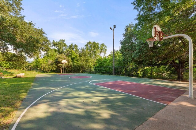 view of sport court