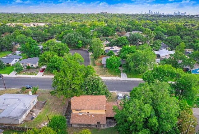 403AND401 Ramble Ln, Austin, TX 78745 - aerial view of property and surrounding area with nearby suburban area