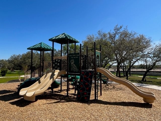 view of jungle gym