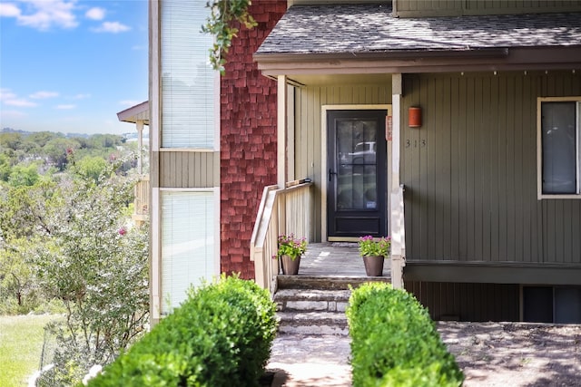 view of entrance to property