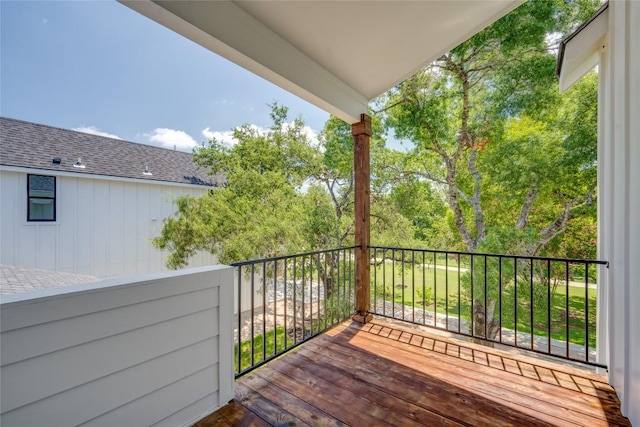 1928 Miles Ave Unit 2, Austin, TX 78745 - view of wooden deck