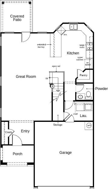 7005 Taruca Ln, Austin, TX 78736 - floor plan / room layout
